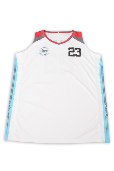 WTV179   Group jerseys custom-made basketball polo shirts football uniforms to the version of custom-made jerseys academic volleyball clothing wholesale V-neck printed logo   youth basketball jerseys    authentic basketball jerseys   tournament  jersey detail view-9